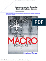 Exploring Macroeconomics Canadian 4th Edition Sexton Solutions Manual