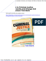 Dwnload Full Introduction To Criminal Justice Systems Diversity and Change 2nd Edition Rennison Test Bank PDF