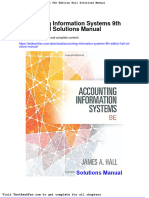 Dwnload Full Accounting Information Systems 9th Edition Hall Solutions Manual PDF