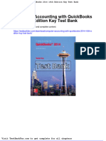 Dwnload Full Computer Accounting With Quickbooks 2014 16th Edition Kay Test Bank PDF