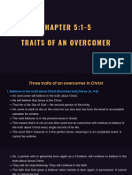 1 John 5 - 1 To 5 - Traits of An Overcomer