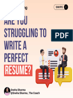Are You Struggling To Write A Perfect Resume
