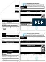 IGNOU Acknowledgement Slip 3