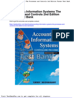 Dwnload Full Accounting Information Systems The Processes and Controls 2nd Edition Turner Test Bank PDF