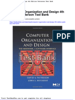 Dwnload Full Computer Organization and Design 4th Edition Patterson Test Bank PDF