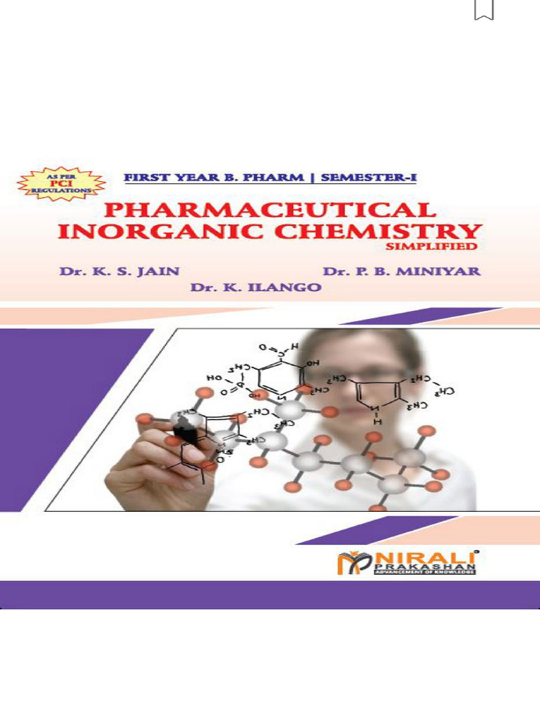 Sem-1 Pharmaceutical Inorganic Chemistry Nirali - 230914 - 134555 | PDF