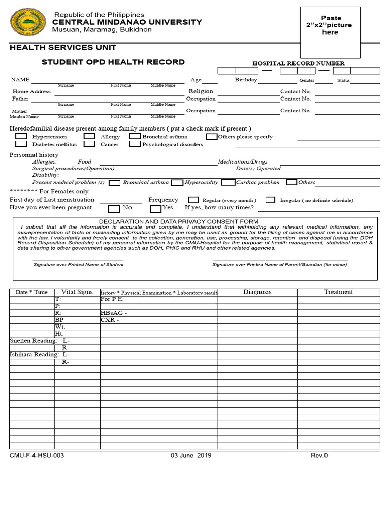 student-enrollment-health-card-f-4-hsu-003-pdf-medicine-health-care