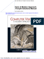 Dwnload Full Computer Vision A Modern Approach 2nd Edition Forsyth Solutions Manual PDF