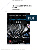 Dwnload Full Computing Essentials 2019 27th Edition Oleary Test Bank PDF