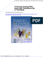 Dwnload Full Families and Change Coping With Stressful Events and Transitions 5th Edition Price Test Bank PDF