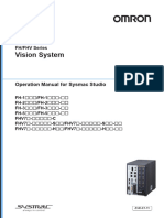 Vision System: Operation Manual For Sysmac Studio