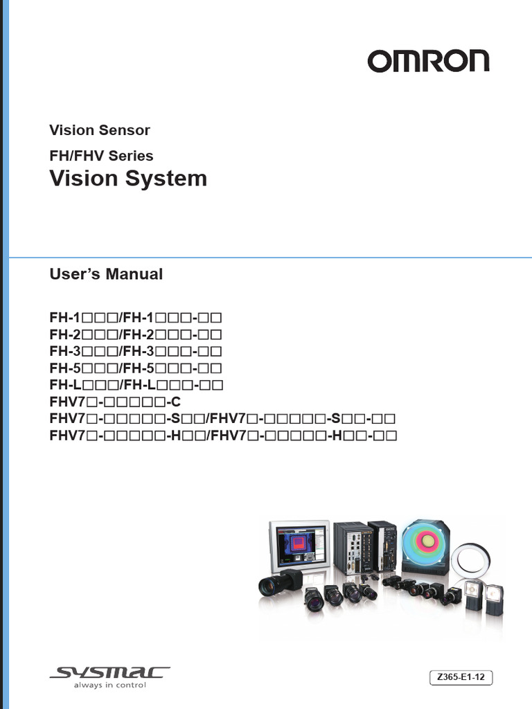 Vision System: User's Manual | PDF | Booting | Input/Output