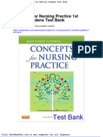 Dwnload Full Concepts For Nursing Practice 1st Edition Giddens Test Bank PDF