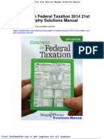 Dwnload Full Concepts in Federal Taxation 2014 21st Edition Murphy Solutions Manual PDF