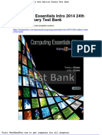 Dwnload Full Computing Essentials Intro 2014 24th Edition Oleary Test Bank PDF