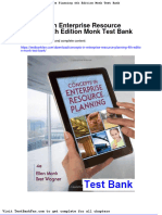 Dwnload Full Concepts in Enterprise Resource Planning 4th Edition Monk Test Bank PDF