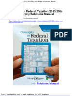 Dwnload Full Concepts in Federal Taxation 2013 20th Edition Murphy Solutions Manual PDF