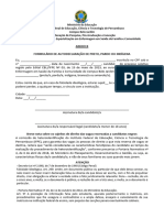 Anexo B Formulario de Autodeclaracao de Preto Pardo Ou Indigena
