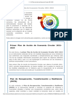 Primer Plan de Acción de Economía Circular 2021-2023