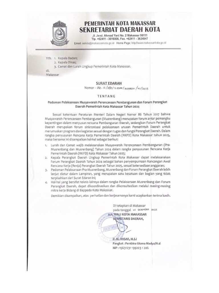 Documenting Musrenbang Proceedings