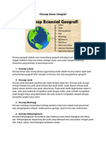 Konsep Dasar Geografi