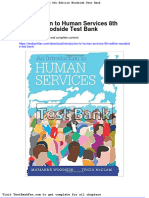 Dwnload Full Introduction To Human Services 8th Edition Woodside Test Bank PDF