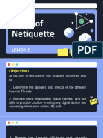 Rules of Netiquette