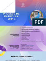 Proceso Matricula 2024 1