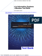 Dwnload Full Introduction To Information Systems 16th Edition Marakas Test Bank PDF
