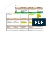 Proyeccion de Actidades Noviembre