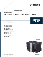 NJ - NX-series CPU Unit Built-In EtherNetIP Port User's Manual