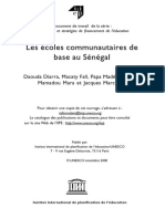 Les Écoles Communautaires de Base Au Sénégal