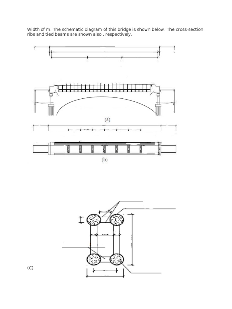 Width of M. The Schematic Diagram of This Bridge Is Shown Below. The ...
