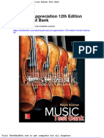Dwnload full Music an Appreciation 12th Edition Kamien Test Bank pdf