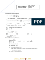 Devoir de Synthèse N°2 - Math - 3ème Informatique (2009-2010) Mlle BOUDEN AFEF