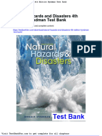 Dwnload Full Natural Hazards and Disasters 4th Edition Hyndman Test Bank PDF