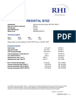 4 RESISTAL - B75Z - Zement - ISO - EN