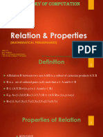 Module 1 Part 3 - Relation and Properties