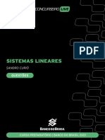 Material de Aula - Matemática - Sandro Curió - Live 9 - Sistemas Lineares - Questões Comentadas 2024