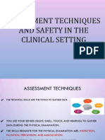 Assessment Techniques and Safety in The Clinical Setting