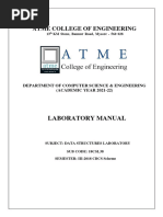 Data Structure Lab Manual 2021-22