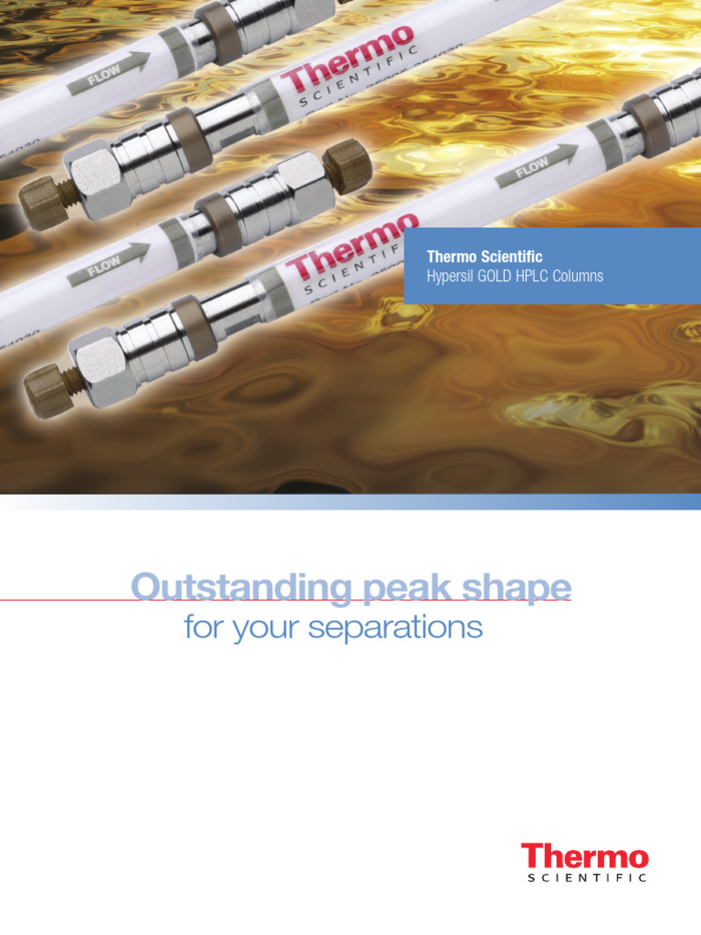 TG 20762 LC Hypersil GOLD TG20762 EN | PDF | Chromatography | High ...