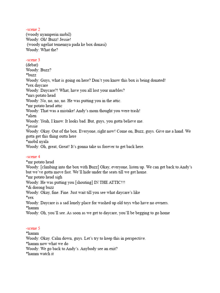 Woody Toy Story | PDF