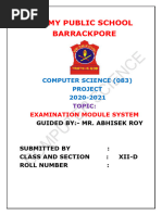 Examination Module System