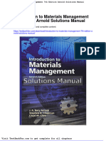 Dwnload Full Introduction To Materials Management 7th Edition Arnold Solutions Manual PDF