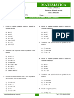 Lista 01 - Produtos Notáveis