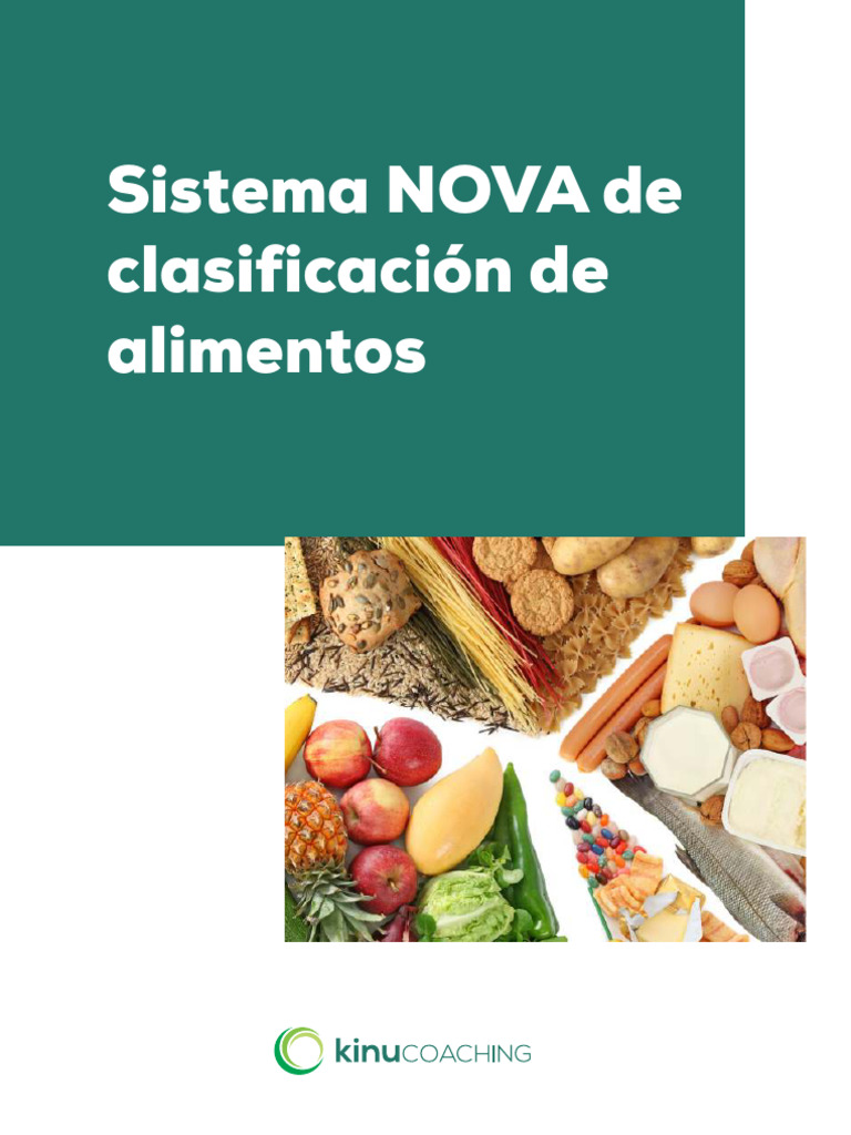 Clasificación NOVA de Alimentos | PDF | Alimentos | Vegetales