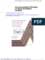 Dwnload Full Contemporary Accounting A Strategic Approach For Users 9th Edition Hancock Test Bank PDF