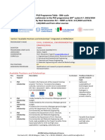 39 - PNRR - PHD Programme Table - CivilChemicalEnvironmentalMaterialsEngineering