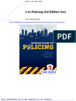 Dwnload Full Introduction To Policing 3rd Edition Cox Test Bank PDF